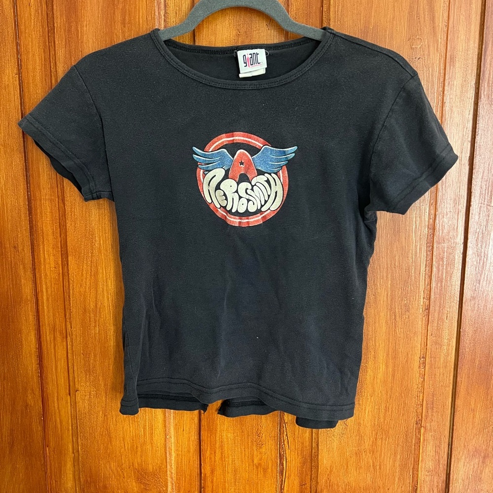 Aerosmith Vintage Black Short-Sleeve Tee